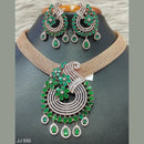 Jain Jewellers American Diamond Necklace Set - 11061690
