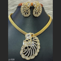 Jain Jewellers American Diamond Necklace Set - 11061773