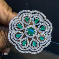 Jain Jewellers American Diamond Stone Adjustable Ring  - 11061799