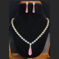 Jain Jewellers American Diamond Jewellery Necklace Set