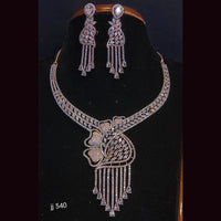 Jain Jewellers American Diamond Necklace Set