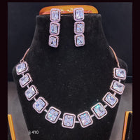 Jain Jewellers American Diamond Necklace Set