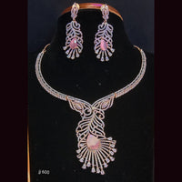 Jain Jewellers American Diamond Necklace Set