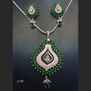 Jain Jewellers Ad Stone Pendant Set - 11062371