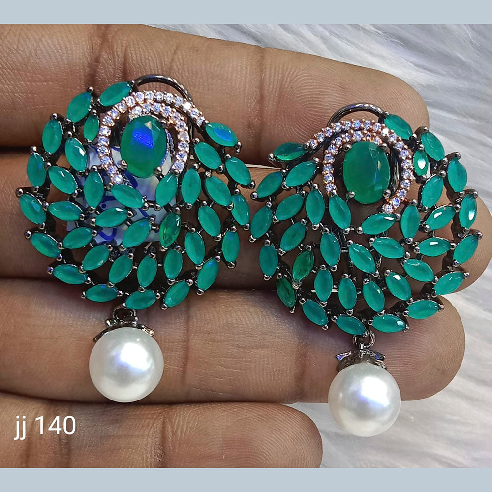Jain Jewellers Ad Stone Stud Earrings  - 11062656