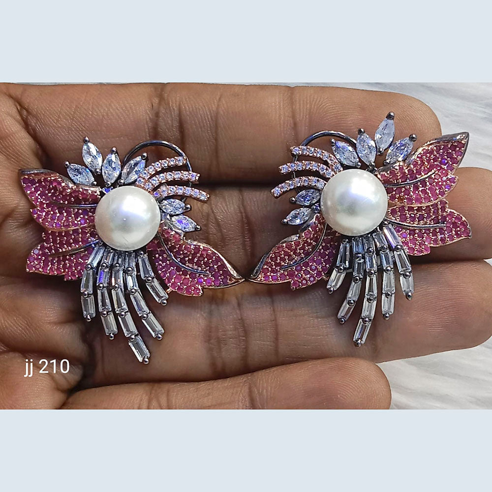 Jain Jewellers Ad Stone Stud Earrings  - 11062675