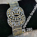 Jain Jewellers AD Stone Openable Bracelet