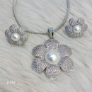 Jain Jewellers Ad Stone Pendant Set