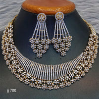 Jain Jewellers American Diamond Jewellery Necklace Set