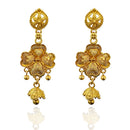Kalyani Forming Look Gold Plated Stone Necklace Set