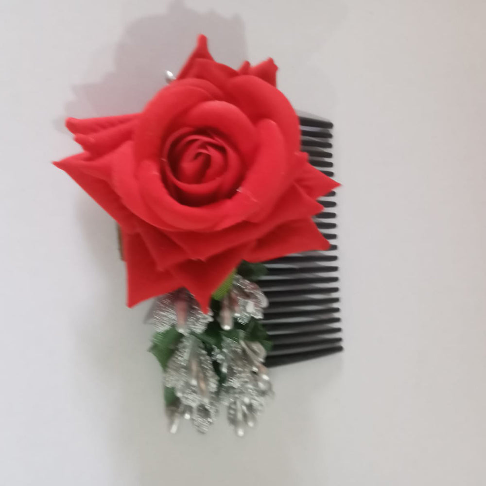 Kavyas Kreation Designer Floral Hair Brooch