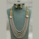 Everlasting Quality Jewels Kundan Stone Haram Necklace Set