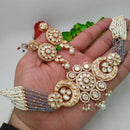 Everlasting Quality Jewels  Gold Plated Kundan Stone Choker Necklace Set