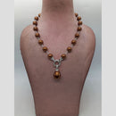 MG Beads Shallpearl Ghanti Pandent Necklace