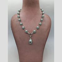 MG Beads Shallpearl Ghanti Pandent Necklace