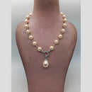 MG Beads Shallpearl Ghanti Pandent Necklace