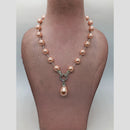 MG Beads Shallpearl Ghanti Pandent Necklace