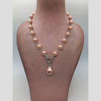 MG Beads Shallpearl Ghanti Pandent Necklace