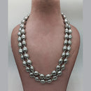 MG Beads Tsp Flat Tumble Necklace