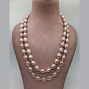 MG Beads Tsp Flat Tumble Necklace