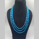 Beads Three Line Necklace