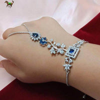 FS Collection  AD Stone Chain Hand Panja
