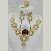 FS Collection Gold Plated  Necklace Set