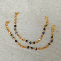 FS Collection Gold Plated Beads Payal