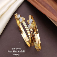 FS Collection Gold Plated Bangles Set - 11411185GL