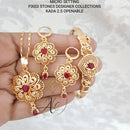 FS Collection Gold Plated Jewellery Combo