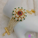 FS Collection Ad Stone Gold Plated Bracelet