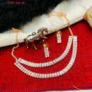 FS Collection Ad Stone Choker Necklace Set