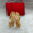 FS Collection Gold Plated Bangles Set