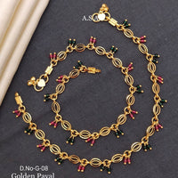 FS Collection Gold Plated Payal