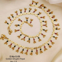 FS Collection Gold Plated Fancy Payal