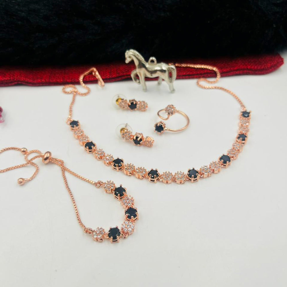 FS Collection  Gold Plated Jewellery Combo