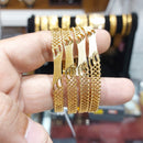 FS Collection Gold Plated Bangles Set