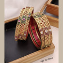 FS Collection Gold Plated Bangles Set