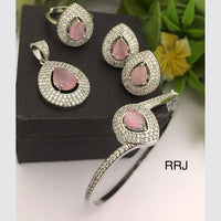 FS Collection Silver Plated Jewellery Combo