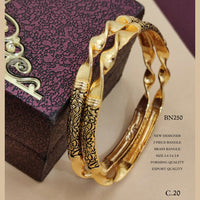 FS Collection Gold Plated Bangles