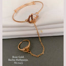FS Colletion Rose Gold Plated Hand Harness