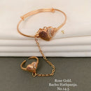 FS Colletion Rose Gold Plated Hand Harness