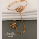 FS Colletion Rose Gold Plated Hand Harness