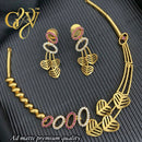 FS Collection Gold Plated AD Stone Necklace