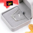 FS Collection Gold Plated Personalized Name Necklace