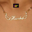 FS Collection Gold Plated Personalized Name Necklace