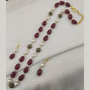 FS Collection Gold Plated Baeds Necklace Set
