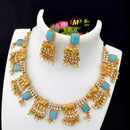 FS Collection Gold Plated Austrian Stone Necklace Set