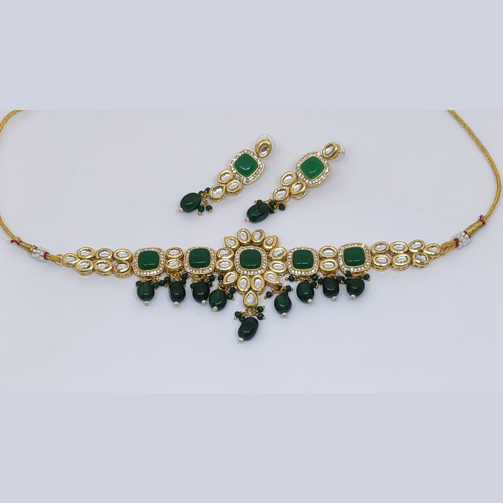 FS Collection Kundan Stone Choker Necklace Set
