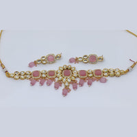 FS Collection Kundan Stone Choker Necklace Set